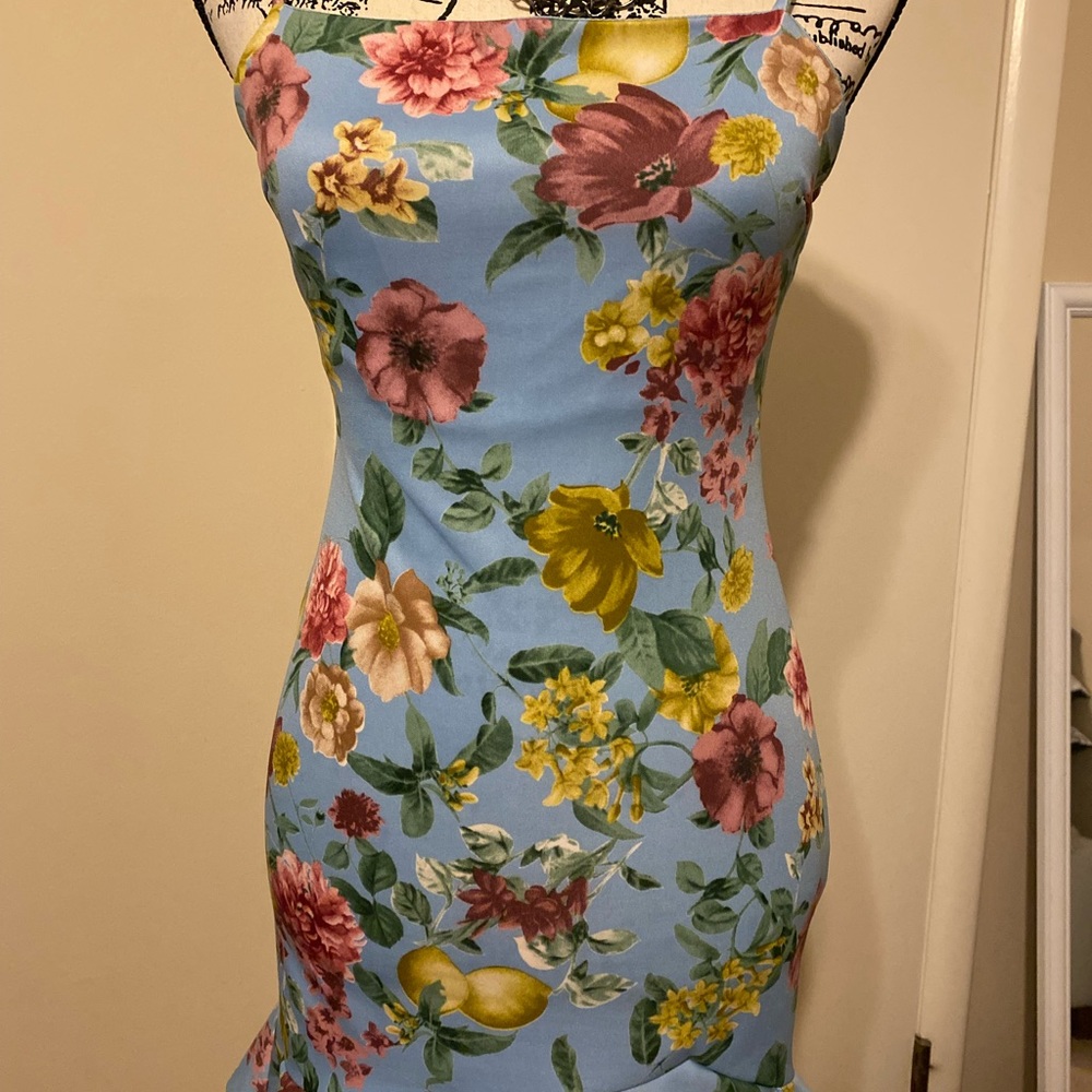 Blue blush dress
